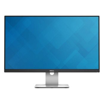Монитор 23.8" (60.45 cm) DELL S2415H, IPS панел, FULL HD LED, 8 000 000:1, 6ms, 250cd/m2, HDMI (MHL) | JAR Computers 238 DELL S2415H