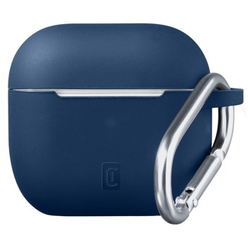 Калъф за слушалки Cellularline Bounce, за Apple AirPods 3, силиконов, син | JAR Computers Cellularline Bounce