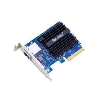 Мрежови адаптер Synology E10G18-T1, от PCIe 3.0 x4(м) към 1x RJ-45(ж), 10 Gbps, за Synology NAS сървъри | JAR Computers Synology E10G18-T1
