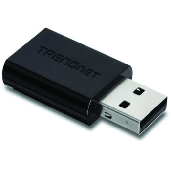 Мрежови адаптер TRENDnet AC600 TEW-804UB, 600 Mbps, Wireless-AC/A/B/G/N, USB 2.0 | JAR Computers TRENDnet AC600 TEW-804UB