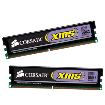 2x2GB DDR2 800MHz Corsair TWIN2X4096-6400C5 G