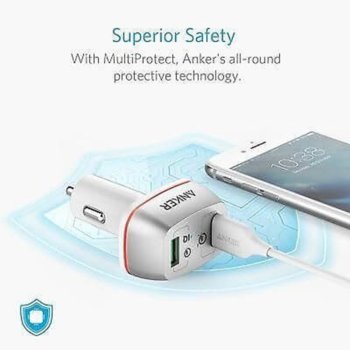 Anker PowerDrive+ 2 Ports Quick Charge 3.0