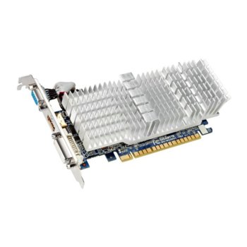 Видео карта GF GT 520, 1GB Gigabyte N520SL-1GI, безвентилаторно охлаждане, PCI-E, DDR3, 64bit, HDMI & DVI | JAR Computers GF GT 520 1GB Gigabyte N520SL-1GI