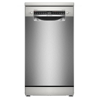 Съдомиялна Bosch SPS4HMI49E, клас E, 10 комплекта, 6 програми, 4 температури, Rackmatic, ExtraDry, инокс | JAR Computers Съдомиялна Bosch SPS4HMI49E