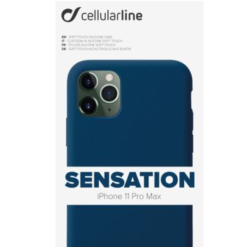 Cellular Line Sensation за iPhone 11 Pro Max, син