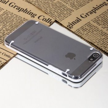 Прозрачен капак DeTech декоративни iPhone 5GS