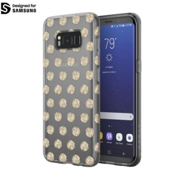Калъф за Samsung Galaxy S8 Plus, термополиуретанов, Incipio Classic Design SA-851-POM, удароустойчив, прозрачен-златист | JAR Computers Incipio Classic Design SA-851-POM