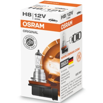 Автомобилна крушка Osram 64212, 35W, 800lm, H8, PGJ19-1, халогенна, 1 брой в опаковка | JAR Computers Osram 64212 35W 800lm 64212