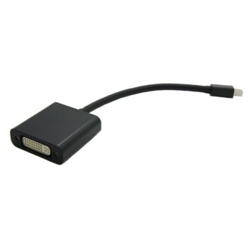 Преходник Roline 12.99.3128, Mini DisplayPort(м) към DVI(ж), черен | JAR Computers Roline Mini DisplayPort(м) към DVI(ж)