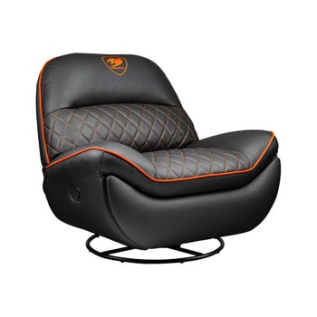 Геймърско кресло Cougar Gaming Overlord, до 150kg, PVC кожа, черен | JAR Computers Cougar Gaming Overlord CGR-OVL-ORB