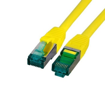 Пач кабел EFB-Elektonik MK6001.0.5Y, SFTP, Cat.6A, 0.5m, жълт | JAR Computers EFB Elektronik MK6001.0.5Y