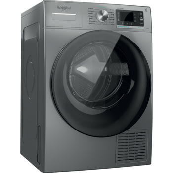 Сушилня Whirlpool W7 D93SB EE, 9 кг. капацитет, свободностояща, 59.7 см ширина, технология 6th Sense, сребриста | JAR Computers Whirlpool W7 D93SB EE