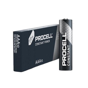 Батерии алкални Duracell Procell Constant, AAA, LR03, 1.5V, 10бр. | JAR Computers Duracell Procell Constant AAA LR03 1.5V 10бр.