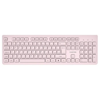 Клавиатура Canyon HKB-W01розова