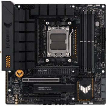 Дънна платка ASUS TUF Gaming B650M-Plus WIFI, B650, AM5, DDR5, PCI-E 4.0, (DP&HDMI), 4x SATA 6Gb/s, 2x M.2, 1x USB 3.2 Gen 2x2 Type-C, Wi-Fi 6, Bluetooth v5.2, mATX | JAR Computers Asus B650M-PLUS AM5 DDR5 90MB1BF0-M0EAY0