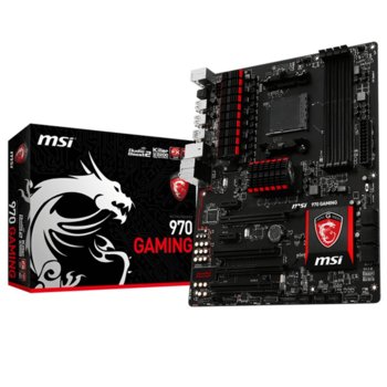 Дънна платка MSI 970 GAMING, AMD 970+SB950, AM3(+), DDR3, PCI-E(SLI&CF), SB7.1, Lan1000, 6x SATA 6Gb/s, RAID 0,1,5,10, 2x USB3.0, ATX | JAR Computers MSI 970 GAMING