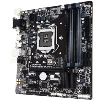 Дънна платка Gigabyte GA-B150M-DS3H DDR3 (rev 1.0), B150, LGA1151, DDR3, PCI-E (HDMI&DVI), 6x SATA 6Gb/s, 1x M.2 Socket, 4x USB 3.0, microATX | JAR Computers Gigabyte GA-B150M-DS3H DDR3 (rev. 1.0)