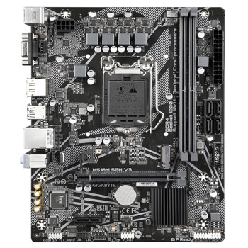 Дънна платка Gigabyte H510M-S2H V3, H470, LGA1200, DDR4, PCI-E 3.0 (DP&HDMI&D-Sub), 4x SATA 6Gb/s, 1x M.2, 4x USB 3.2 Gen 1, Micro ATX | JAR Computers Gigabyte H510M-S2H V3