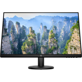 Монитор HP V27e (28N20AA#ABB), 27" (68.58 cm) IPS панел, Full HD, 5ms GtG, 9000000:1, 300 cd/m2, HDMI, VGA | JAR Computers HP V27e