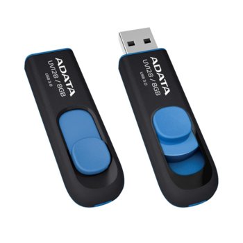 Памет 8GB USB Flash, A-Data UV128, USB3.0 | JAR Computers 8GB USB Flash A-Data UV128 USB3.0