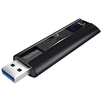 Памет 128GB USB Flash Drive, SanDisk Extreme PRO Solid State Flash Drive, USB 3.1, черна | JAR Computers 128GB SanDisk Extreme Pro USB 3.1 SDCZ880-128G-G46