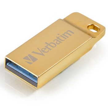 Памет 32GB USB Flash Drive, Verbatim Metal Executive (99105), USB 3.2, златиста | JAR Computers Verbatim Metal Executive 32GB 99105