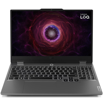 Лаптоп Lenovo LOQ 15ARP9 (83JC00CNBM)(сив), осемядрен AMD Ryzen 7 7435HS 3.1/4.5GHz, 15.6" (39.62cm) Full HD IPS 144Hz Anti-Glare Display & GF RTX 4050 6GB, (HDMI), 24GB DDR5, 512GB SSD NVMe, 1x USB 3.2 Gen 2 Type-C, No OS | JAR Computers Lenovo LOQ 15ARP9 83JC00CNBM