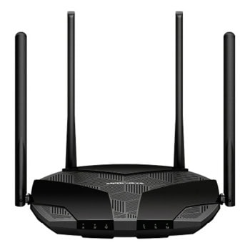 Рутер Mercusys MB235-4G, 4G, 1200Mbps, 2.4GHz (300Mbps)/ 5GHz (867Mbps), Wireless AC, 3x 10/100/1000 LAN, 1x 10/100/1000 LAN/WAN, 4х външни антени, 1x Nano SIM | JAR Computers Mercusys MB235-4G