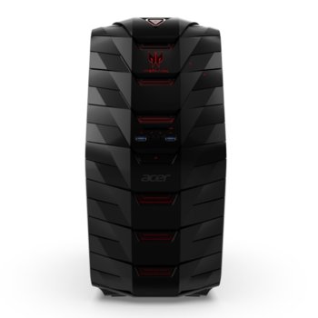 Настолен компютър Acer Predator G6-710 (DT.B1DEX.017_JR9-00010) с подарък Xbox 360 Wireless Controller, четириядрен Skylake Intel Core i5-6600K 3.5/3.9 GHz, NVIDIA GeForce GTX970 4GB, 8GB DDR4, 2TB 7200rpm, 6x USB 3.0, клавиатура и мишка, Windows 10 | JAR Computers Acer Predator G6-710 DT.B1DEX.017_JR9-00010