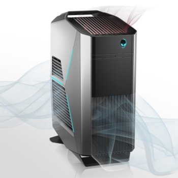 Настолен компютър Dell Alienware Aurora R5, четириядрен Skylake Intel Core i7-6700K 4.0/4.20GHz, NVIDIA GeForce GTX 1080GDDR5X Founders Ed. (Display Port), 16GB DDR4, 1TB HDD + 512GB SSD, 1x USB Type C, 4x USB 3.0, + клавиатура и мишка, Windows 10 | JAR Computers Dell Alienware Aurora R5 5397063955794