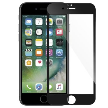Защитно фолио iPhone 7 plus 5D black