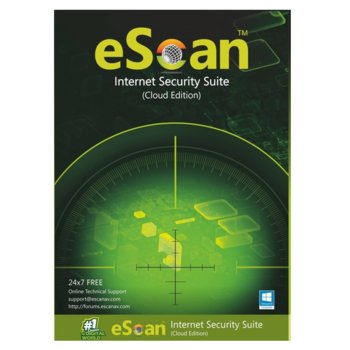 Софтуер eScan Internet Security Suite with Cloud Security, 1 потрeбител, 1 година image