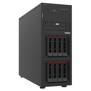 Сървър Lenovo ThinkSystem ST250 V3 (7DCEA02VEA), осемядрен Raptor Lake Intel Xeon E-2468 2.5/4.5 GHz, 32GB DDR5 UDIMM, без твърд диск, RAID 5350-8i контролер, 2x 1GbE LAN, 5x USB 3.2 Gen 1, No OS, 800W PSU | JAR Computers Lenovo ThinkSystem ST250 V3 7DCEA02VEA