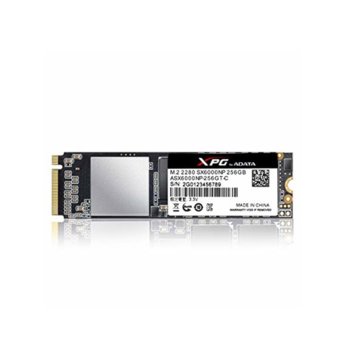 Памет SSD 256GB A-Data XPG SX6000, NVMe, M.2 (2280), скорост на четене 1000MB/s, скорост на запис 800MB/s | JAR Computers 256 GB A-Data XPG SX6000 ASX6000NP-256GT-C