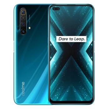 Смартфон Realme X3 SUPERZOOM (син), поддържа 2 sim карти, 6.6" (16.76 cm) IPS 120Hz дисплей, осемядрен Snapdragon 855+ 2.96GHz, 8GB RAM, 128GB Flash памет, 64.0 + 8.0 + 8.0 + 2.0 & 32.0 + 8.0 MPix камера, Android, 202g | JAR Computers Realme X3 SUPERZOOM RMX2086