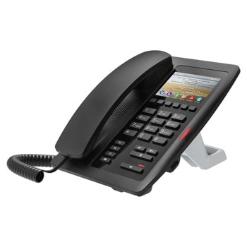 VoIP телефон Fanvil H5, 3.5" (8.89 cm) 320x480 цветен дисплей, 2 SIP акаунта, 6 линии, 2x 10/100 Mbps LAN порта, PoE, черен image