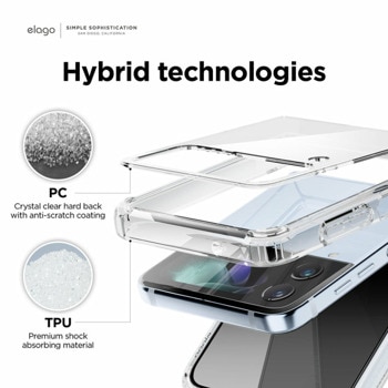 Hybrid Case за Samsung Galaxy Z Flip 3 прозрачен