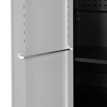 метален шкаф carmen cr-1226 l sand черен-сребърен