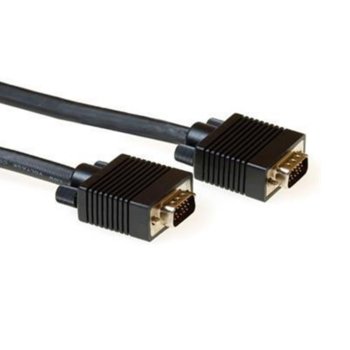 Кабел ACT AK4273, от VGA(м) към VGA(м), 20m, черен | JAR Computers ACT AK4273 VGA мъжко - VGA мъжко