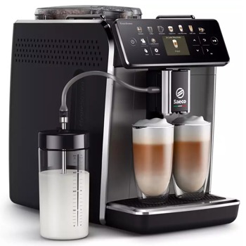 Автоматична кафемашина Saeco SM6582/10, 1500W, 15 bar, AquaClean филтър, система HygieSteam, черна image