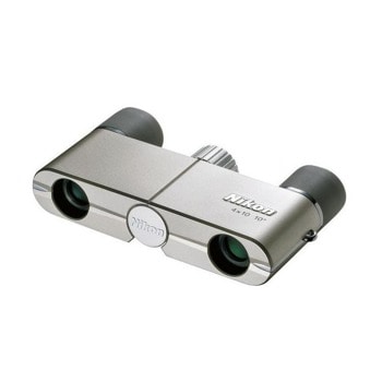 Бинокъл Nikon 4X10 DCF, 4x увеличение, 10 мм диаметър на челната леща, 38.6° ъгъл на видимост, златист | JAR Computers Nikon 4X10 DCF