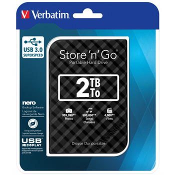 Verbatim Store n Go USB 3 0 2TB black