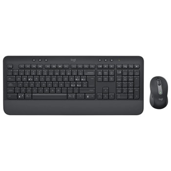 Комплект клавиатура и мишка Logitech MK650 Signature Combo Graphite, безжични, оптична (4000 dpi), черни, USB | JAR Computers Logitech MK650 Signature Combo Graphite 920-011004