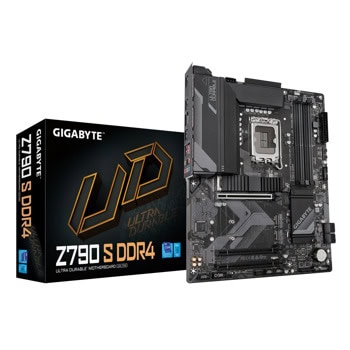 Дънна платка GIGABYTE Z790 S DDR4, Z790, LGA1700, DDR4, PCIe 4.0, (DP&HDMI), 4x SATA 6Gb/s, 3x M.2, 1x USB 3.2 Gen 2, 2.5GbE LAN, ATX | JAR Computers дънна платка gigabyte z790 s ddr4