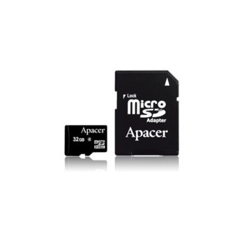 32GB Micro SD, Apacer, + SD adapter