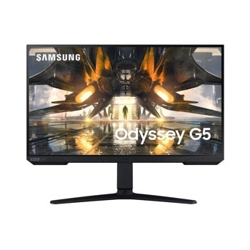 Монитор Samsung Odyssey G52A (LS27AG520NUXEN), 27"(68.58 cm) IPS панел, 165Hz, QHD, 1ms, AMD FreeSync, G-Sync, Mega Contrast, 400cd/m2, DisplayPort, HDMI image