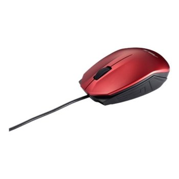 Мишка Asus UT280, оптична (1000 dpi), безжична, USB, червена | JAR Computers Asus UT280 Red