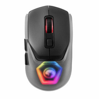 Мишка Marvo FIT PRO Black, оптична (19 000dpi), безжична, Bluetooth, Wireless, черна, гейминг, RGB подсветка, 7 програмируеми бутона image