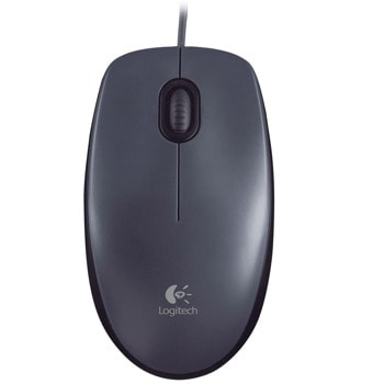 Мишка Logitech M90, оптична (1000dpi), USB, черна | JAR Computers Logitech M90 черна USB