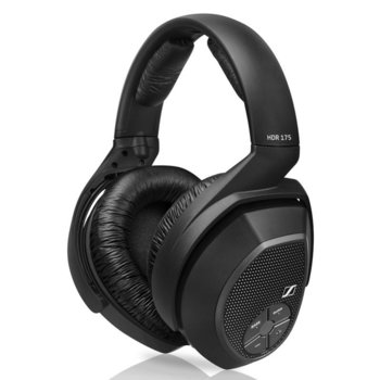 Слушалки Sennheiser HDR 175, безжични, 17Hz-22kНz честотен диапазон, черни | JAR Computers Sennheiser HDR 175 505582